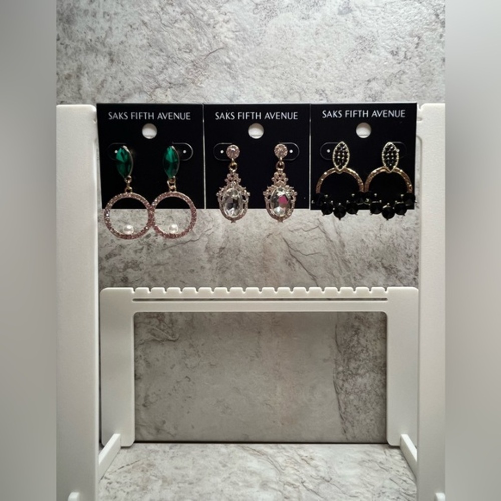Saks Fifth Avenue Earrings Bundle of Three
